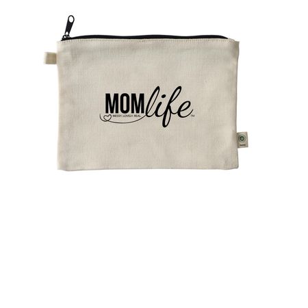 MomLife Pouch, a Natural 9"x7" Hemp Blend Pouch