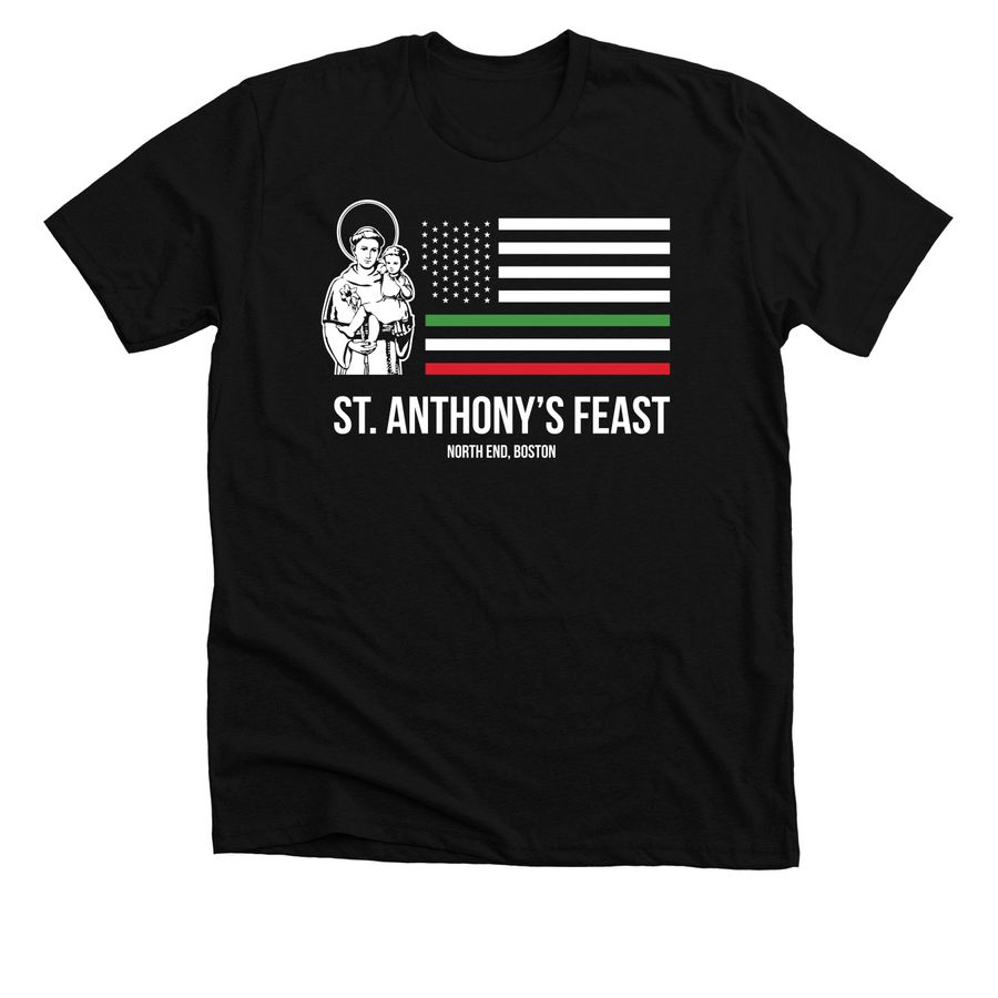 St. Anthony's Feast, a Solid Black Blend Premium Unisex Tee