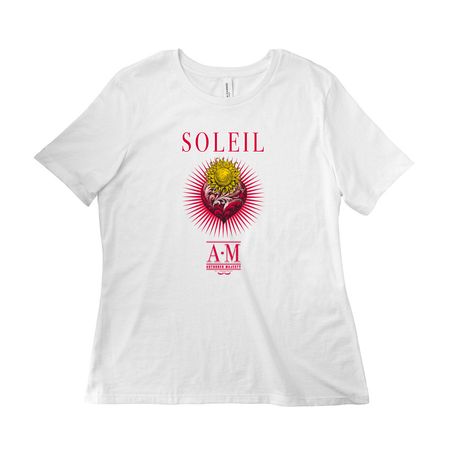 Authored Majesty Soleil, a White Women?s Relaxed Cotton Tee