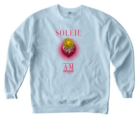 Authored Majesty Soleil, a Chambray Comfort Colors Crewneck Sweatshirt