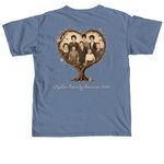 Tipton Family Reunion 2026, a Blue Jean Comfort Colors Unisex Tee (back-view)