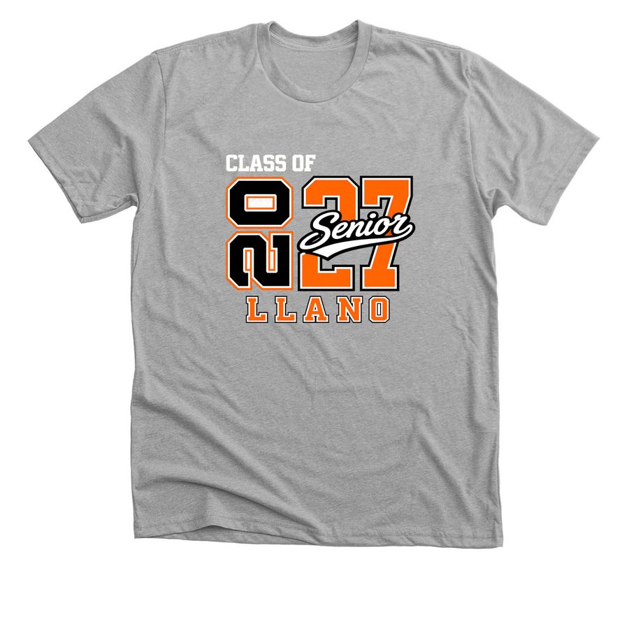 LHS Senior Shirt 2027, a Athletic Heather Premium Unisex Tee