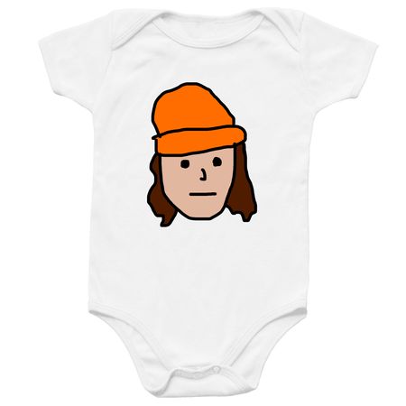 Beanie Bobby 4 Baby?s, a White Infant Onesie