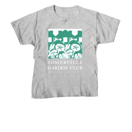 Somerville Garden Club Shirt, a Sport Grey Youth Unisex Tee