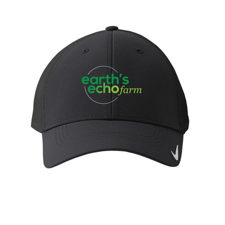 Earth's Echo Farm Hats, a Anthracite Printed Nike Dri-FIT Legacy Performance Cap