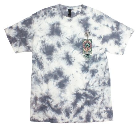 The Wheel of Fortune X, a Grey Crystal Tie Dye Tee