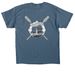 Ventura Surf Rescue Design, a Indigo Blue Classic Unisex Tee (back-view)