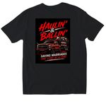 Small family business&nbsp;, a Black Softstyle Cotton Tee (back-view)