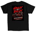 Small family business&nbsp;, a Black Classic Unisex Tee (back-view)
