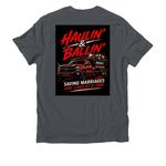 Small family business&nbsp;, a Terrain Grey Allmade Organic Cotton Unisex Tee (back-view)