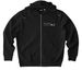 "ALS HATER" Zip-Up Hoodie, a Black Stanley/Stella Unisex Cultivator 2.0 Zip Up Pullover Hoodie
