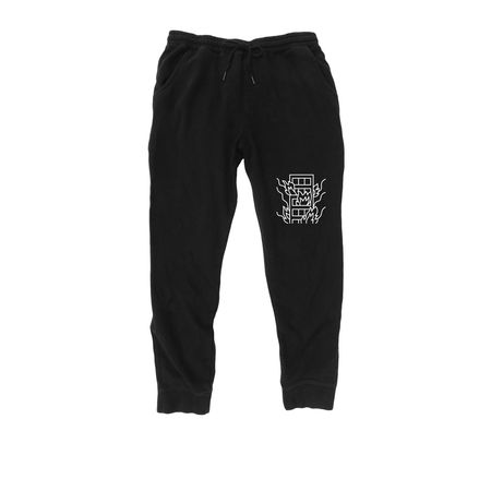 Emerald City Drip, a Black Midweight Fleece Joggers