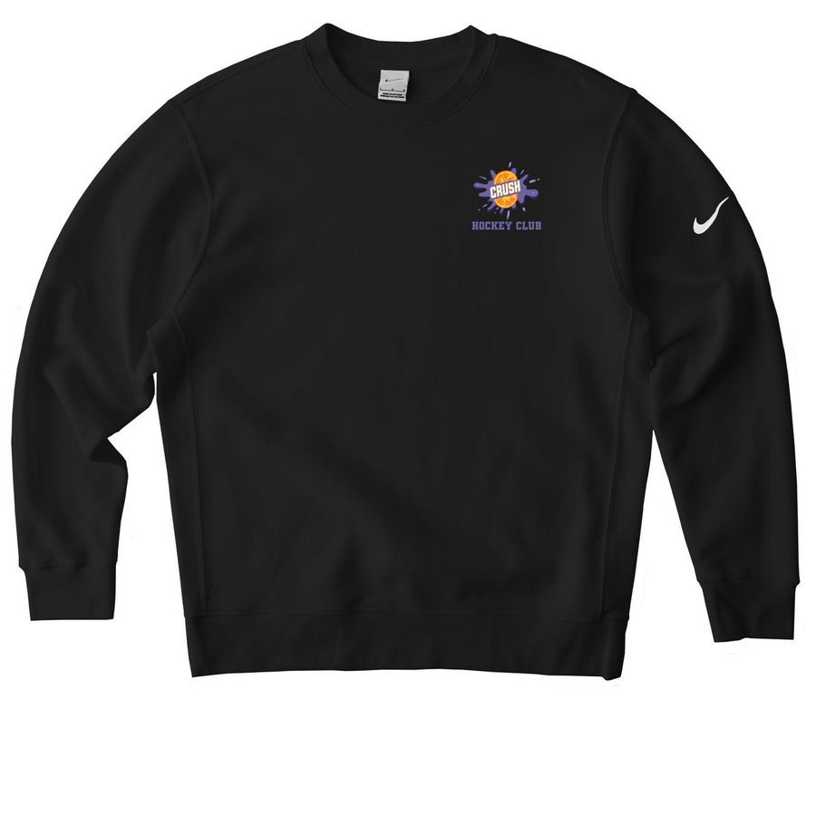 Crush: Nike Edition, a Black Nike Club Fleece Crewneck Sweatshirt