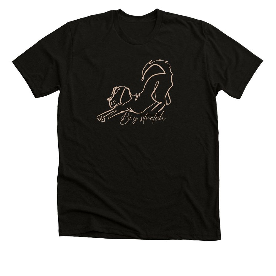 Big Stretch, a Solid Black Blend Premium Unisex Tee