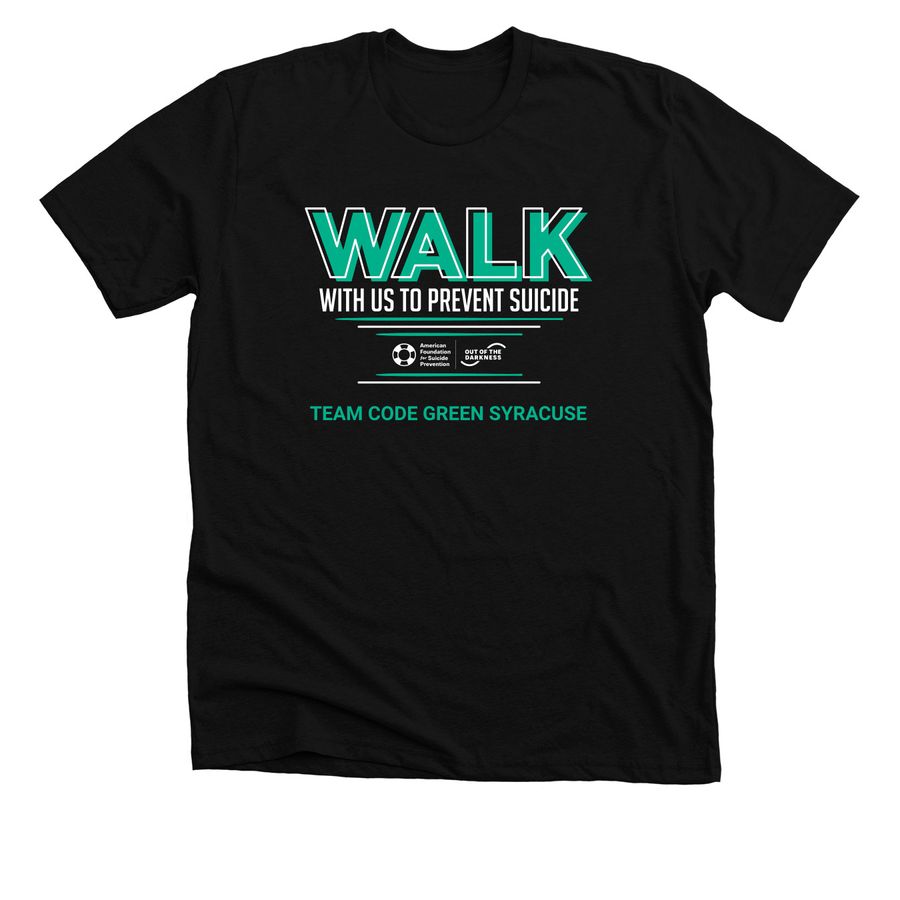 Team Code Green Syracuse, a Solid Black Blend Premium Unisex Tee
