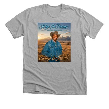 In Memory Of Dad, a Athletic Heather Premium Unisex Tee