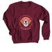 Beagle Love, a Maroon Crewneck Sweatshirt