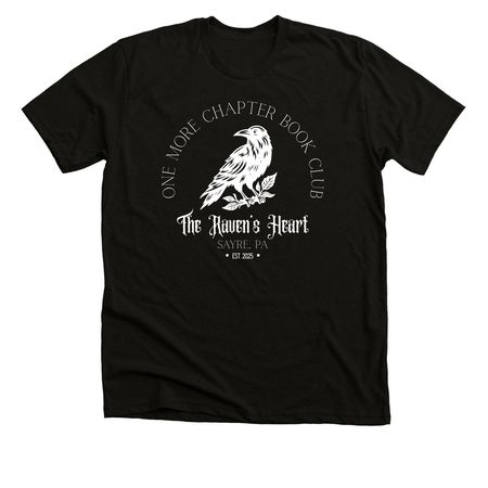 One More Chapter Book Club, a Solid Black Blend Premium Unisex Tee