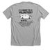 Faith Feeds T-shirt, a Athletic Heather Premium Unisex Tee (back-view)