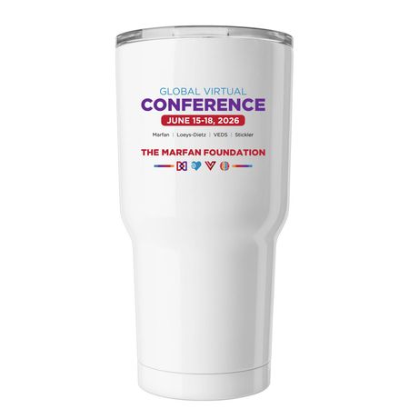 Global Virtual Conference 2026 Travel Cup, a White Insulated Tumbler