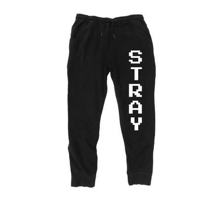 Gamer STRAY sweats, a Black Midweight Fleece Joggers