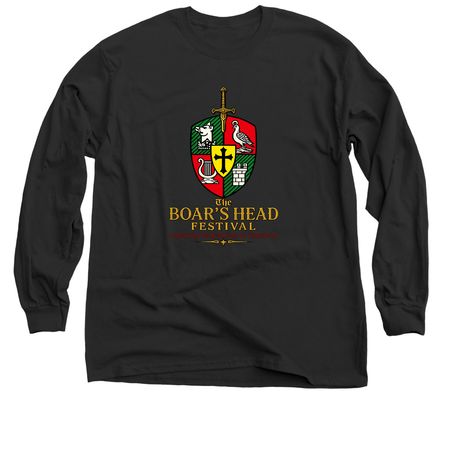 Sword & Shield, a Black Classic Long Sleeve Tee