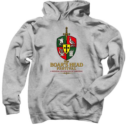 Sword & Shield, a Sport Grey Pullover Hoodie