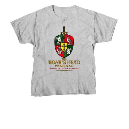 Sword & Shield, a Sport Grey Youth Unisex Tee