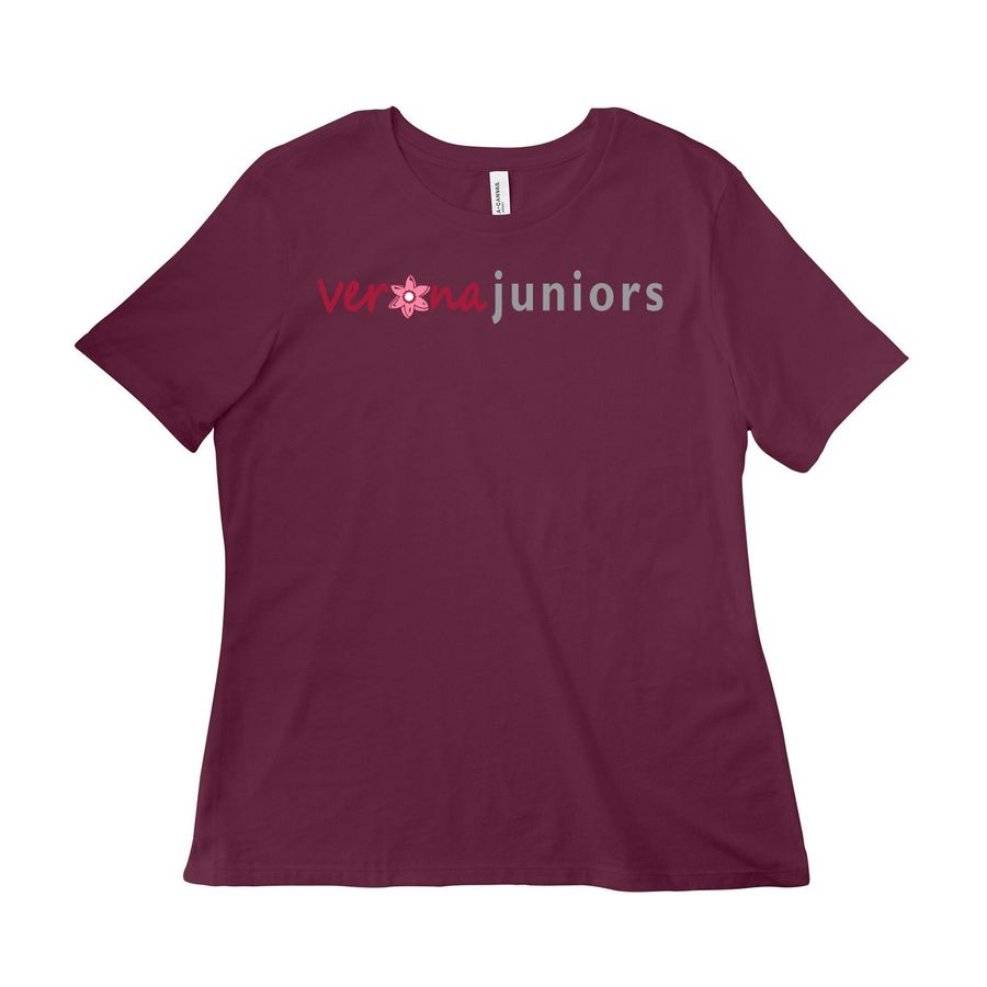 TEST TEST TEST, a Maroon Women?s Relaxed Cotton Tee