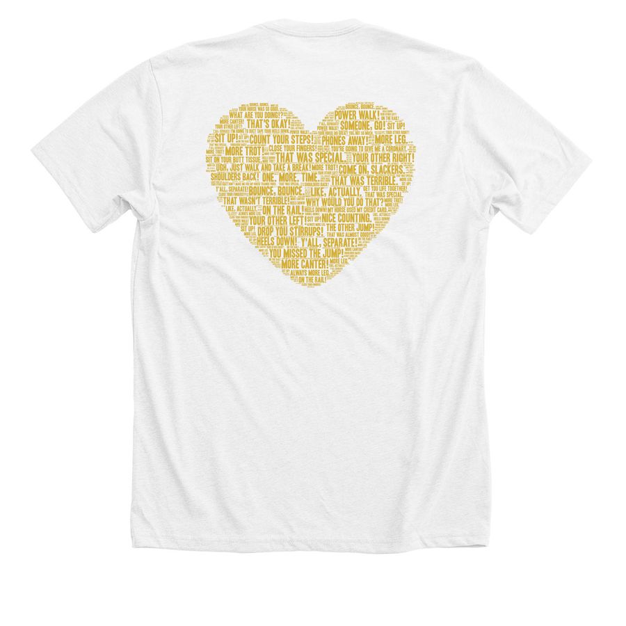 TVF | Heart Elizabeth?s Sayings Tee, a Solid White Blend Premium Unisex Tee