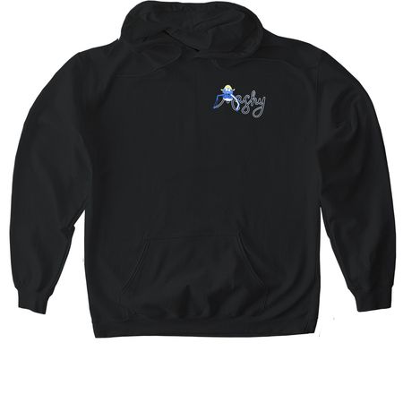 Original Marshy Merch, a Black Gildan Softstyle Pullover Hoodie