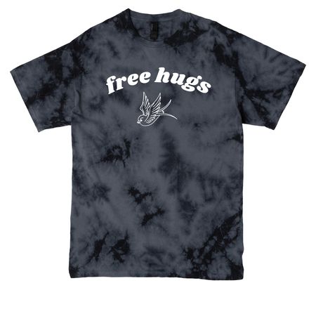2026 Camp Volunteer Shirt, a Black Crystal Tie Dye Tee