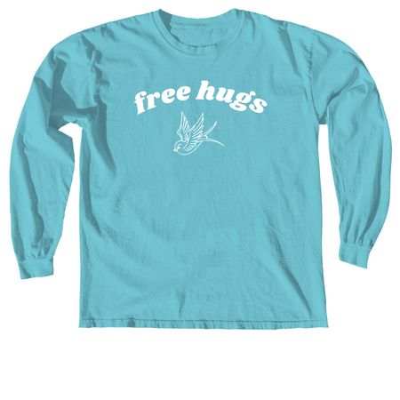 2026 Camp Volunteer Shirt, a Lagoon Comfort Colors Long Sleeve Tee