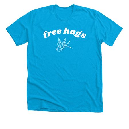 2026 Camp Volunteer Shirt, a Neon Blue Premium Unisex Tee