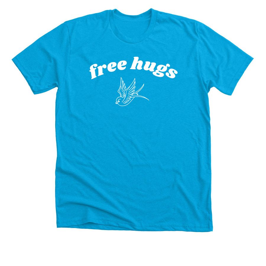 2026 Camp Volunteer Shirt, a Neon Blue Premium Unisex Tee