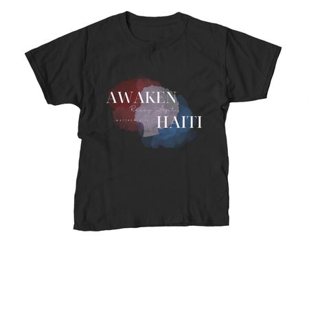 Rev?y Haiti Fundraiser, a Black Youth Unisex Tee