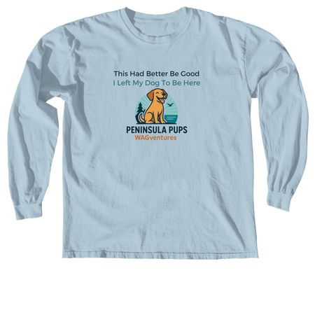 This Had Better Be Good, a Chambray Comfort Colors Long Sleeve Tee