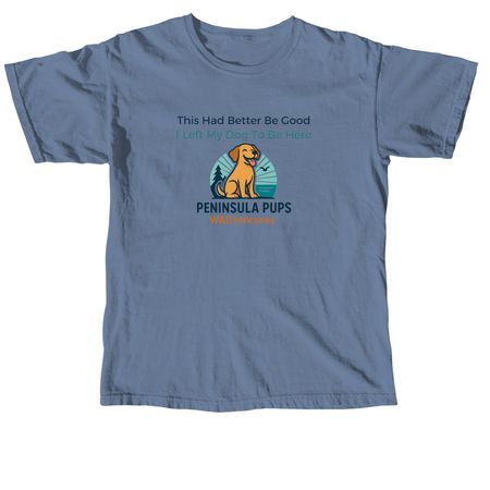 This Had Better Be Good, a Blue Jean Comfort Colors Unisex Tee