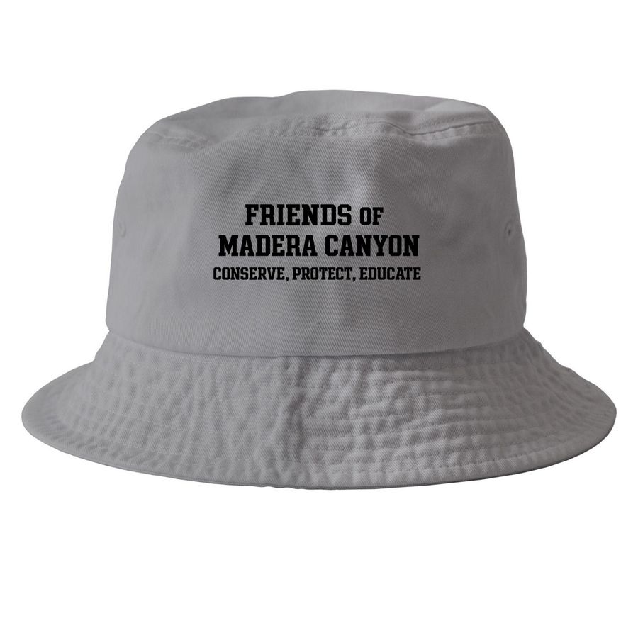 Friends of Madera Canyon, a Grey Printed Bucket Hat