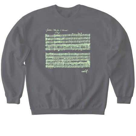 2026 Marlboro Bach Shirts, a Charcoal Softstyle Crewneck Sweatshirt