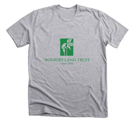 Roxbury Land Trust - Spring is Here!, a Athletic Heather Premium Unisex Tee
