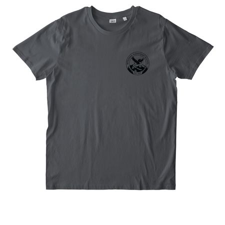 Eco-Friendly & 100% Cotton - Black Logo, a Anthracite Stanley/Stella Unisex Rocker Tee