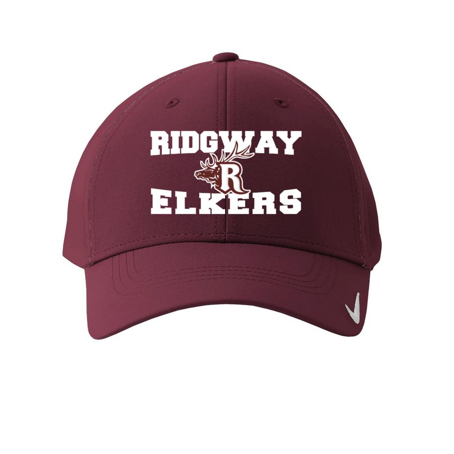 PTO Elker Hat Shop, a Team Maroon Printed Nike Dri-FIT Legacy Performance Cap