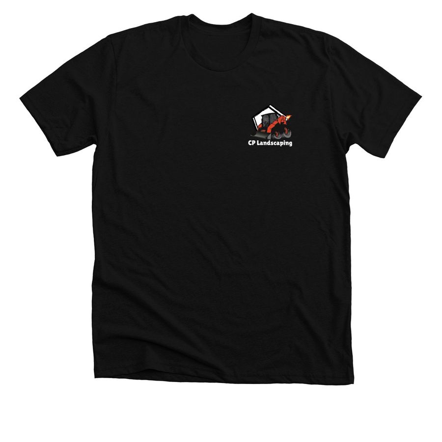 CP LANDSCAPING CLOTHES, a Solid Black Blend Premium Unisex Tee