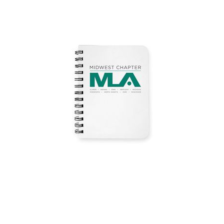 MWCMLA Notebook, a White Spiral Notebook