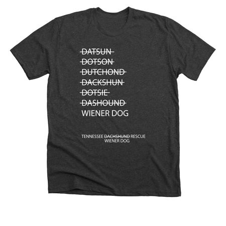 Spelling is Hard, a Dark Grey Heather Premium Unisex Tee