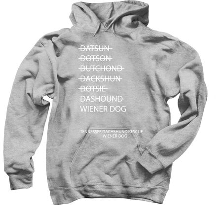 Spelling is Hard, a Sport Grey Pullover Hoodie