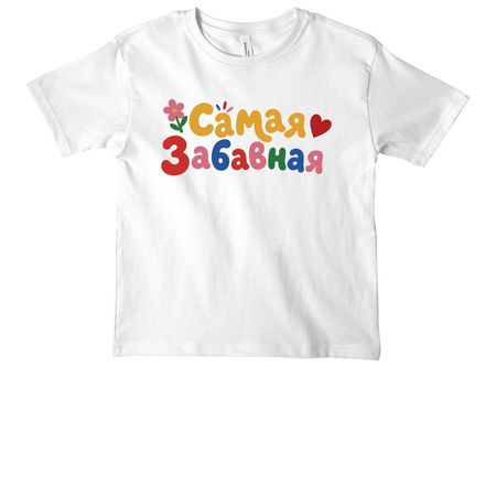 Zabava Originals Tee, a White Youth Heavyweight Tee