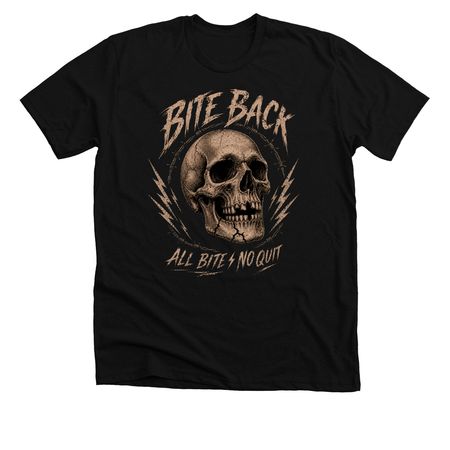 BITE BACK ? Dental Recovery Fundraiser, a Solid Black Blend Premium Unisex Tee