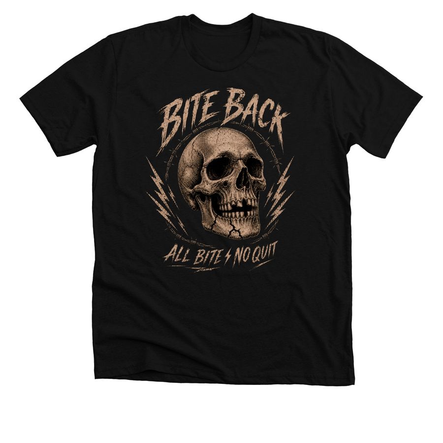 BITE BACK ? Dental Recovery Fundraiser, a Solid Black Blend Premium Unisex Tee